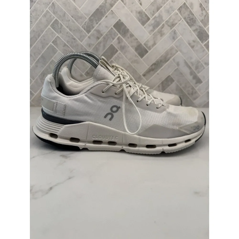 On Running Cloudnova Form Sneakers Shoes Womens Size 9.5 White Athletic Lace Up